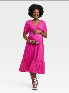 Isabel Maternity by Ingrid & Isabel Cinch Waist Dress